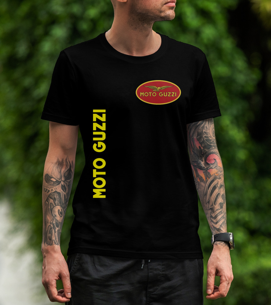 MOTO GUZZI Vintage Oval Logo T-Shirt