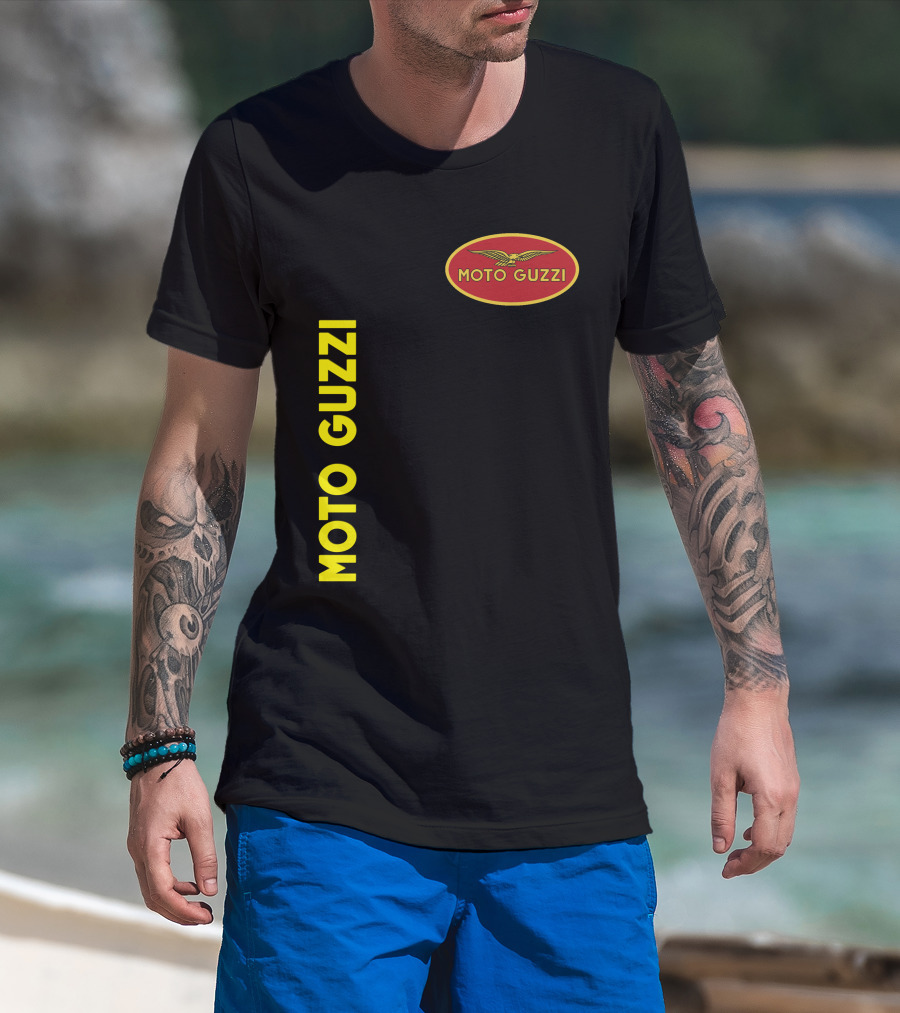 MOTO GUZZI Vintage Oval Logo T-Shirt