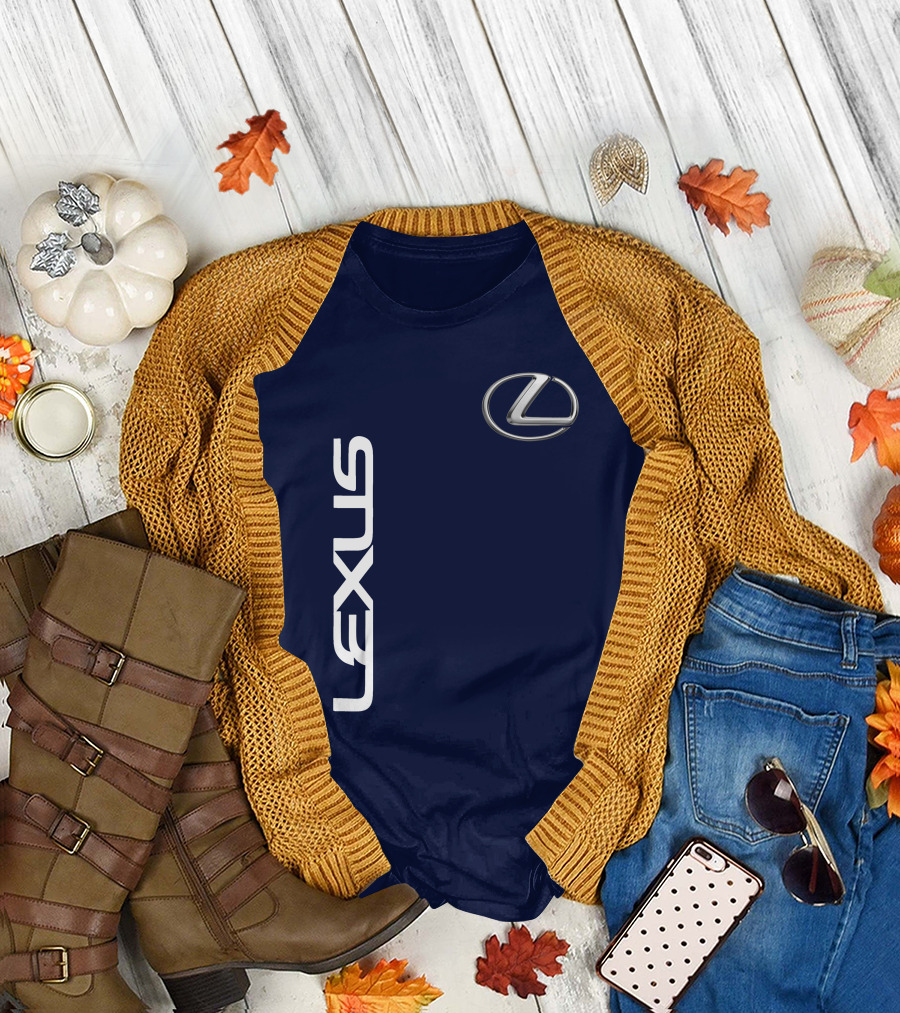 LEXUS Logo Icon Blue Background T-Shirt