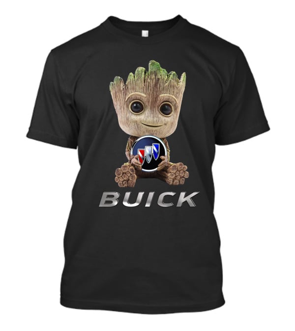 BUICK Baby Groot Holding Emblem T-Shirt