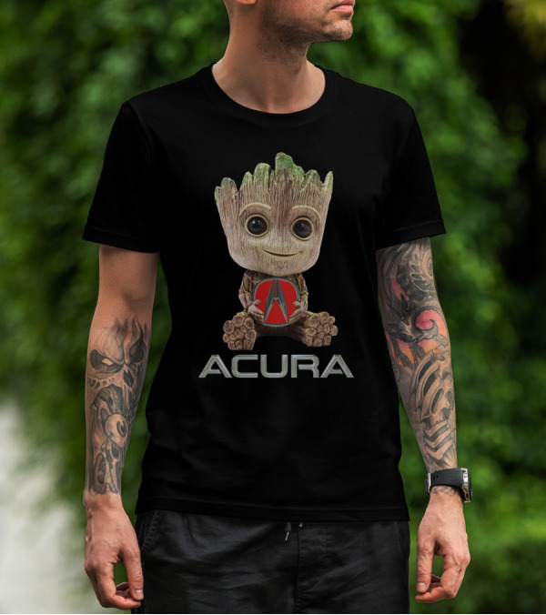 ACURA Logo Held By Character T-Shirt