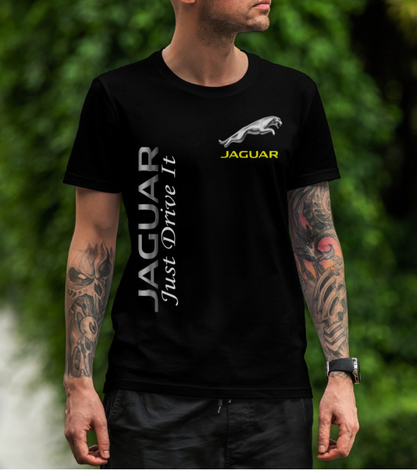 JAGUAR Just Drive It Silver T-Shirt