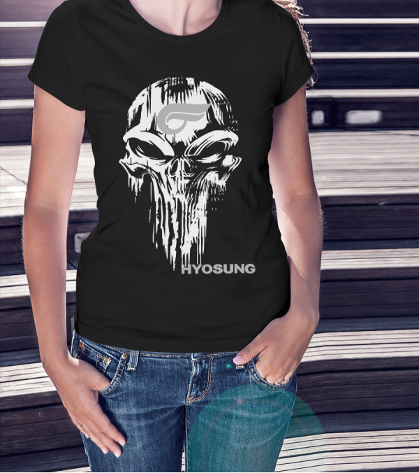 HYOSUNG Skull With Stylized T-Shirt