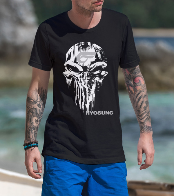 HYOSUNG Skull With Stylized T-Shirt