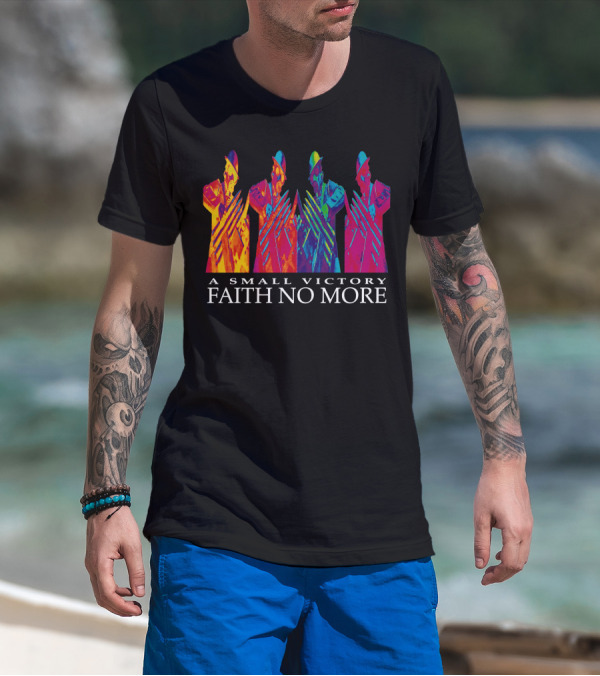 A Small Victory Faith No More Colorful Figures T-Shirt