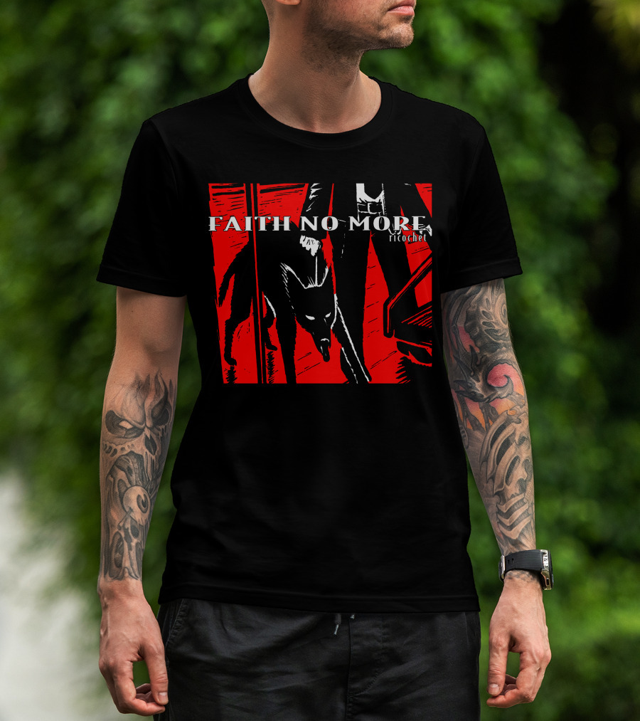 Faith No More Ricochet Dog And Man T-Shirt