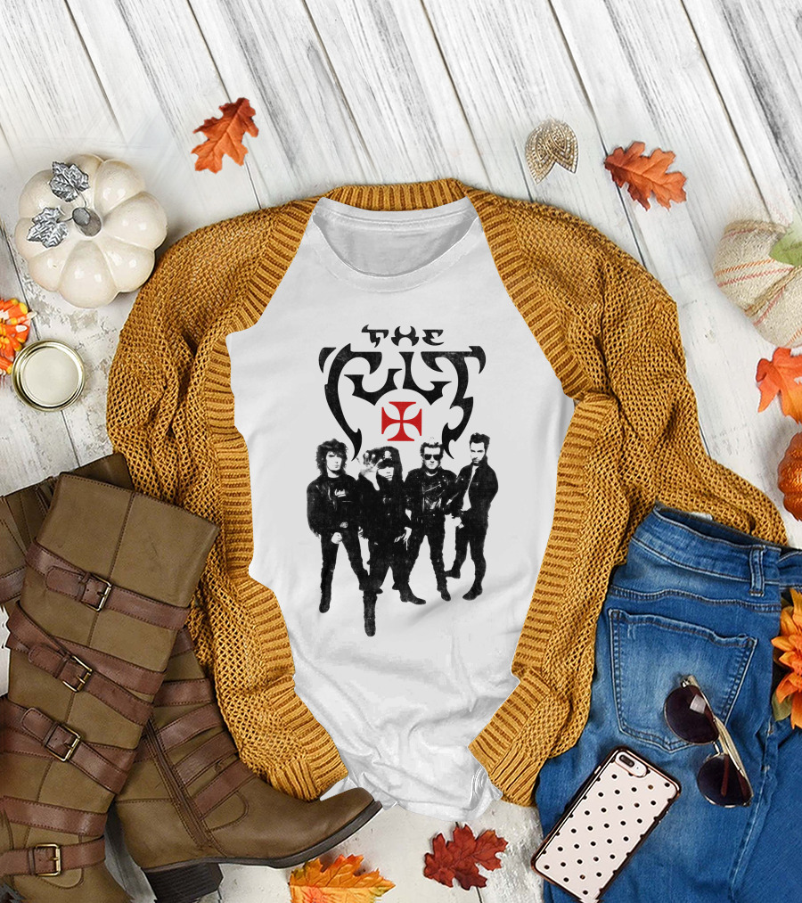The Cult Band Cross Symbol T-Shirt