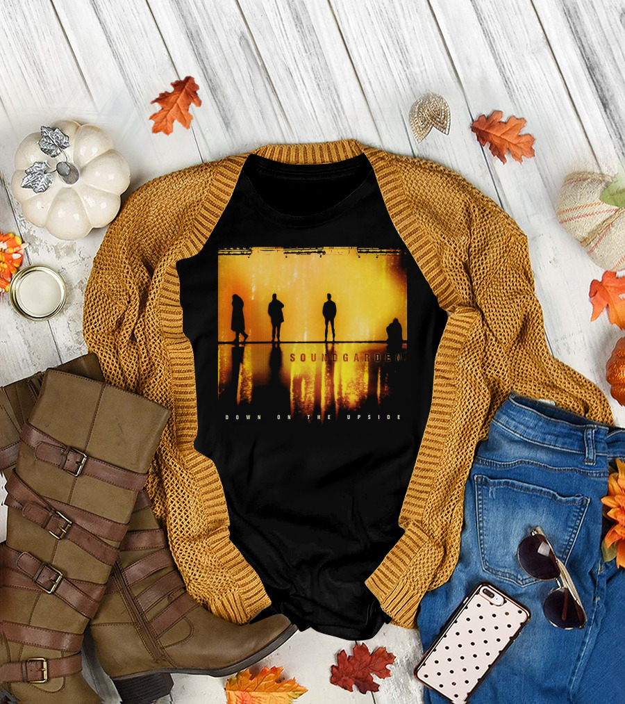 Soundgarden Down On The Upside Silhouettes Reflecting On Stage T-Shirt