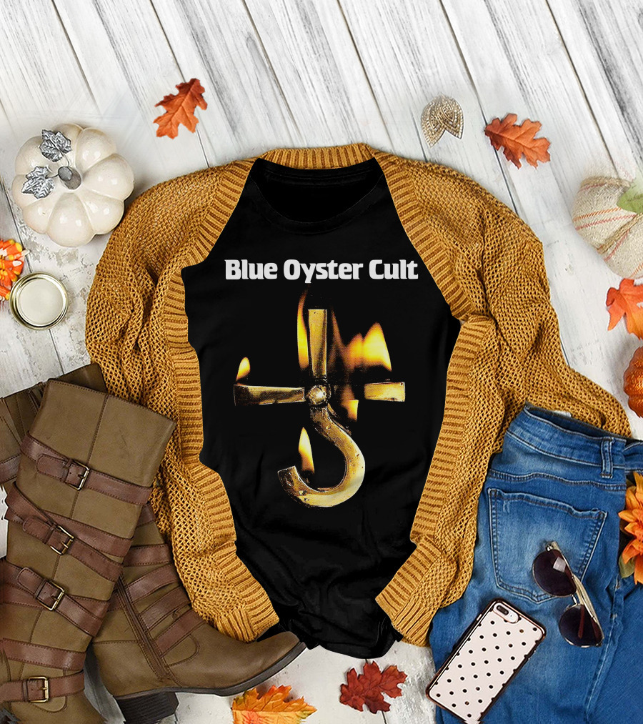 Blue Oyster Cult Career of Evil Flaming Hook T-Shirt