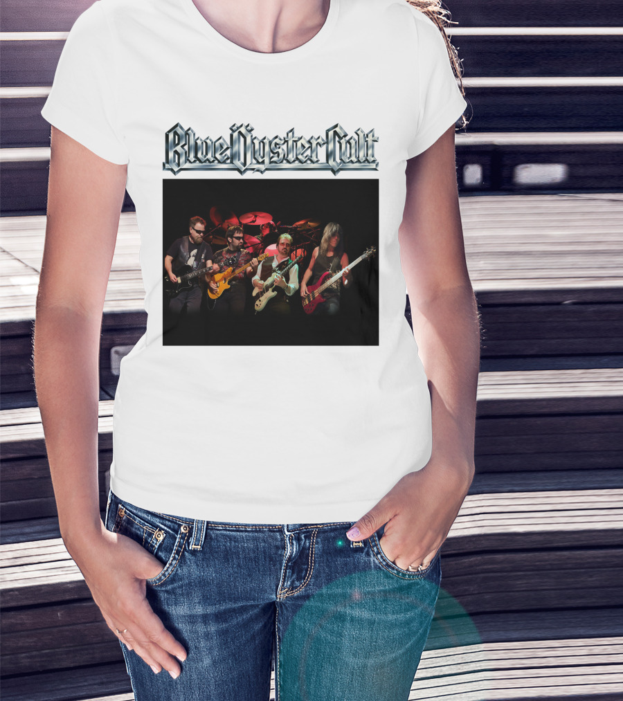 Blue Oyster Cult Live Performance Band Image T-Shirt