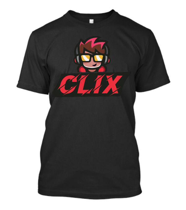 Clix Gamer Headphones Cartoon T-Shirt