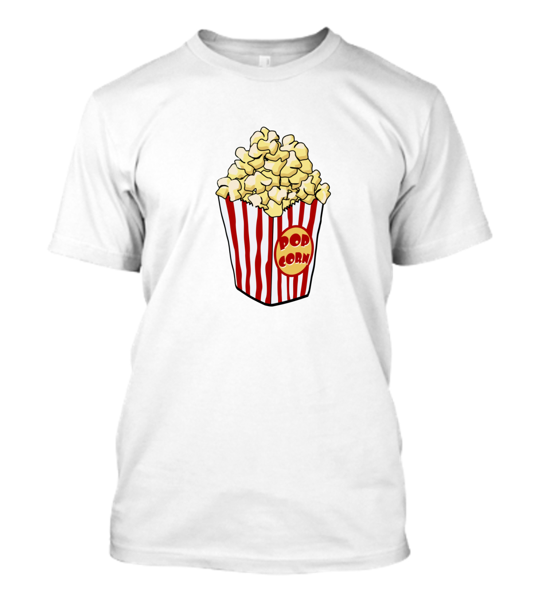 Popcorn Corn Pop Stripe Box T-Shirt
