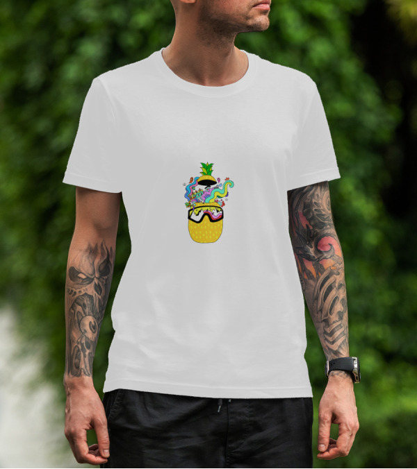Glass Animals Psychedelic Pineapple Burst T-Shirt