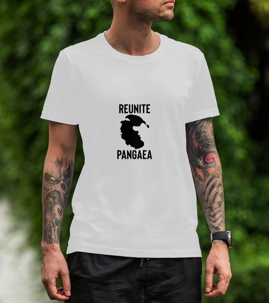 Reunite Pangaea Earth Continental Unity Movement T-Shirt