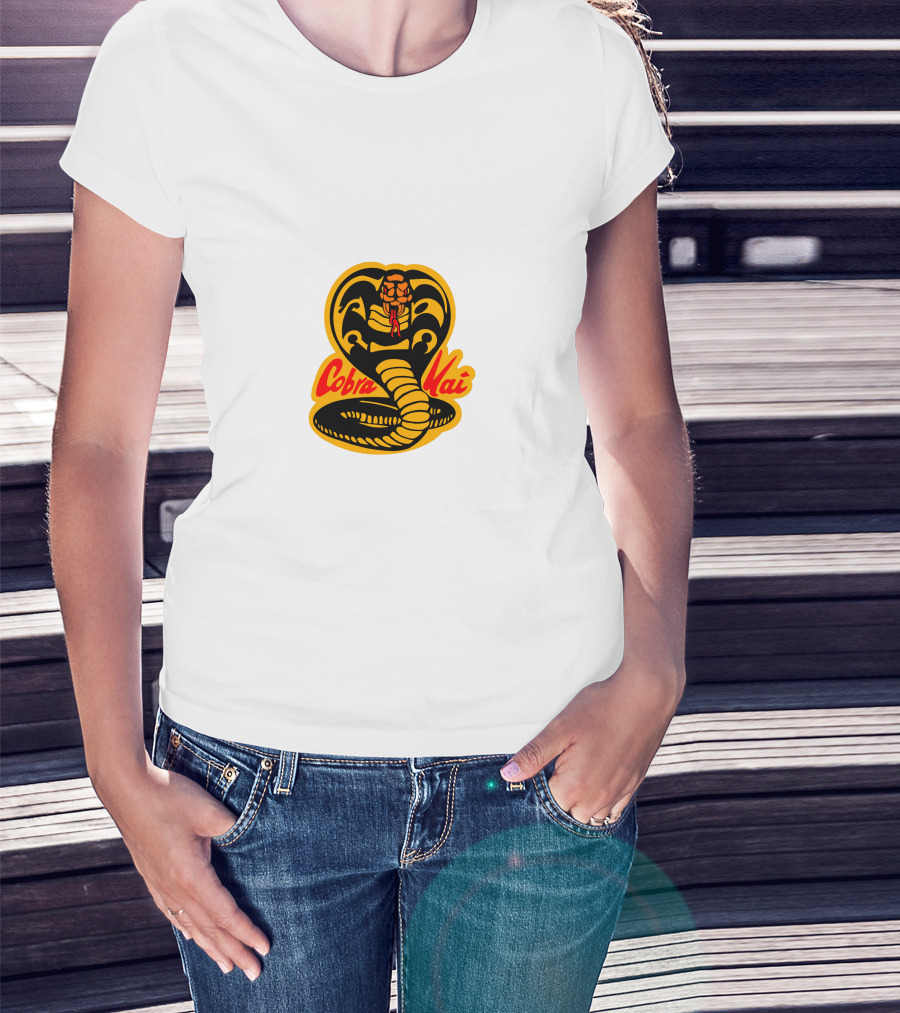 Cobra Kai Classic Cobra Snake Emblem T-Shirt