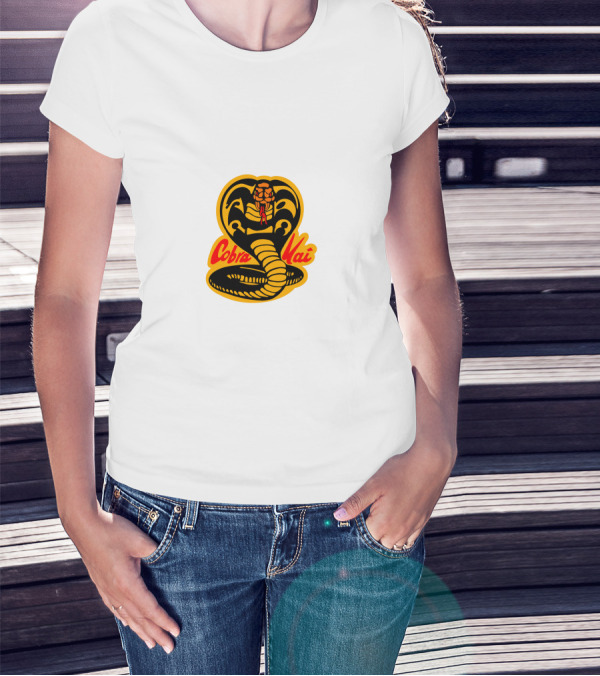 Cobra Kai Classic Cobra Snake Emblem T-Shirt