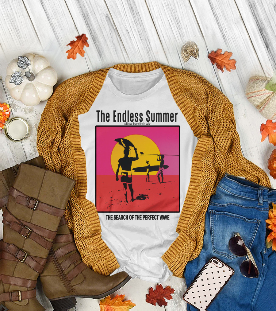 The Endless Summer: A Bruce Brown Film in Color The Search of the Perfect Wave T-Shirt