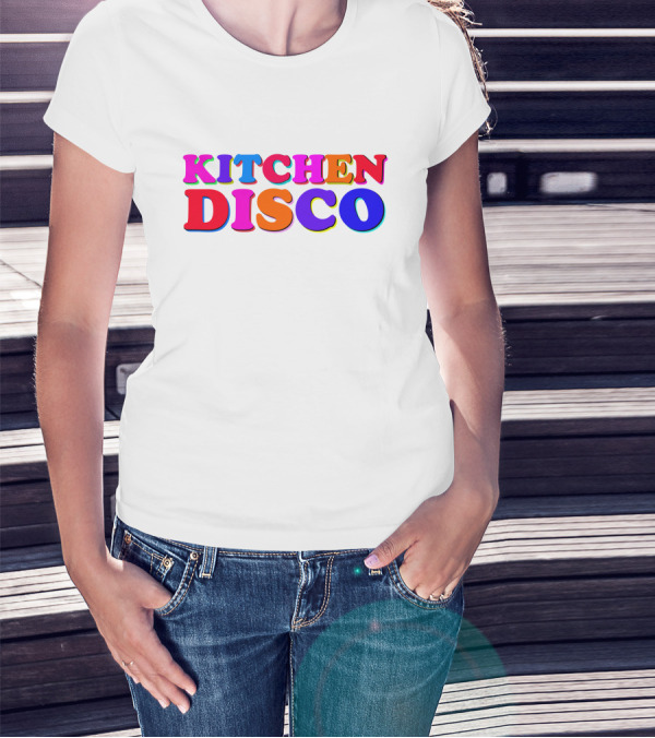 KITCHEN DISCO Colorful Party T-Shirt