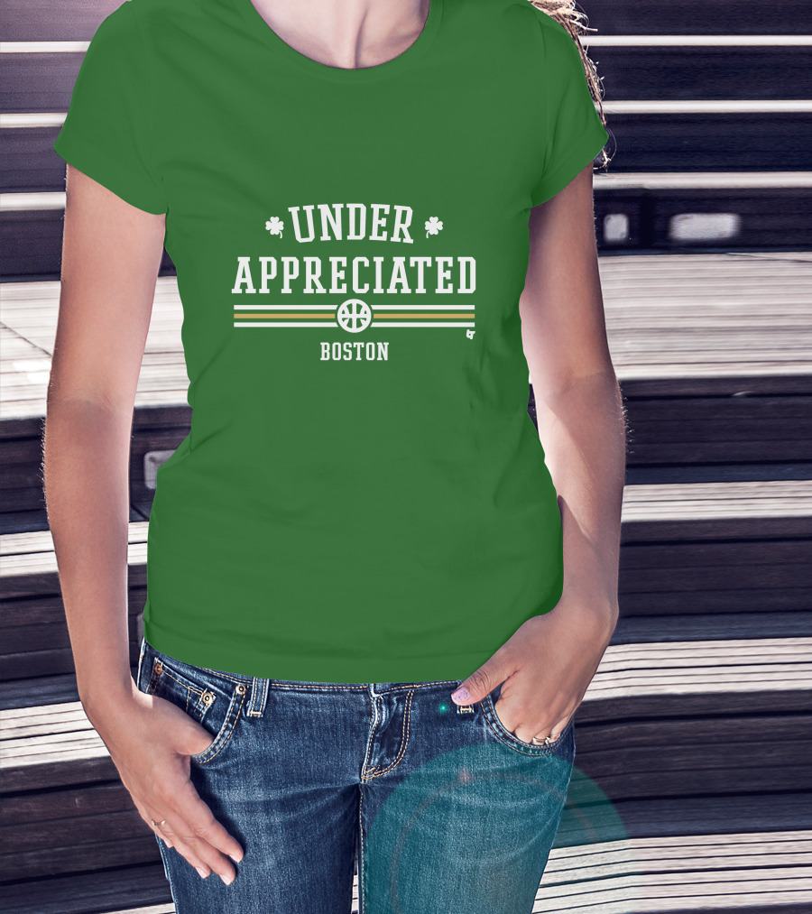 Under Appreciated Boston Basketball Green Shamrocks T-Shirt