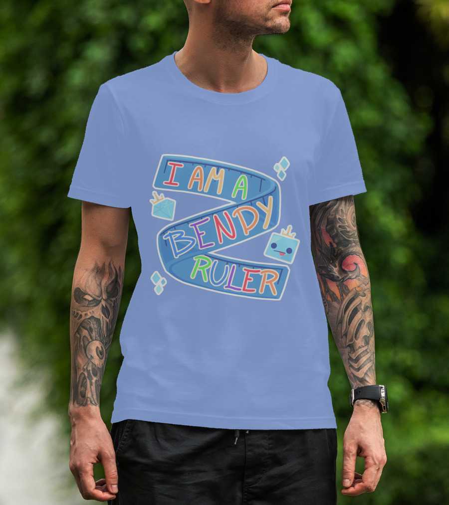 Skeppy I Am A Bendy Ruler Merch Bendy Ruler T-Shirt
