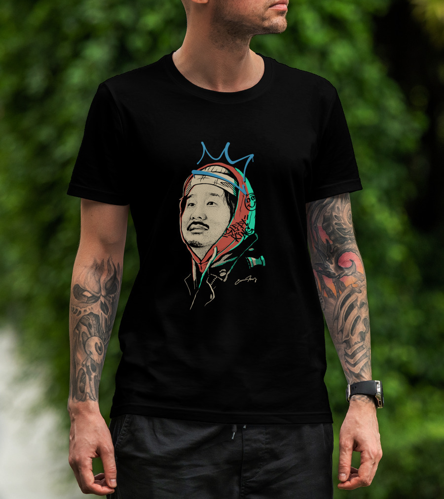 Bobby Lee Slept King Crown Art With Signature T-Shirt