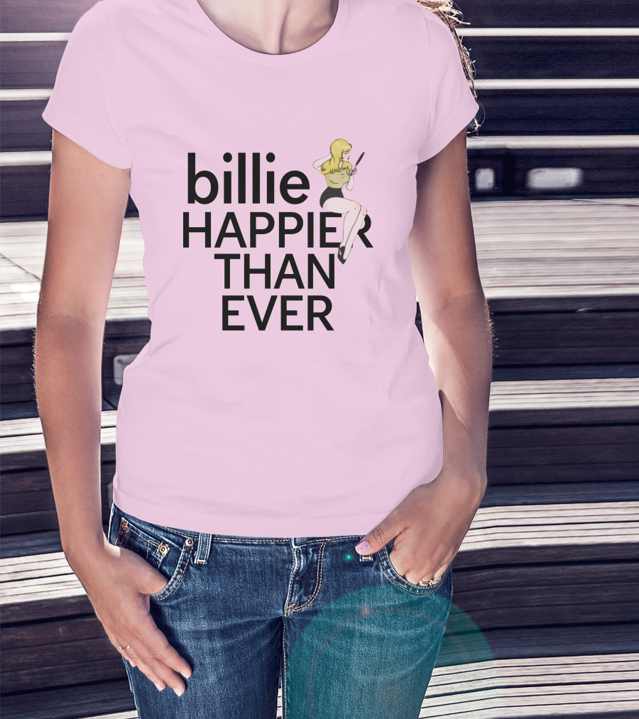 Billie Eilish Happier Than Ever Pretty Boy Merch T-Shirt