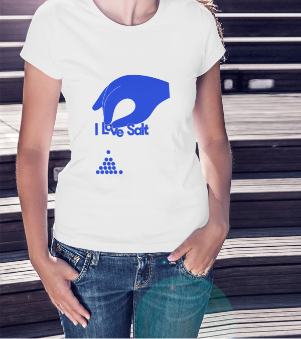 I Love Salt Hand Sprinkling Dots T-Shirt