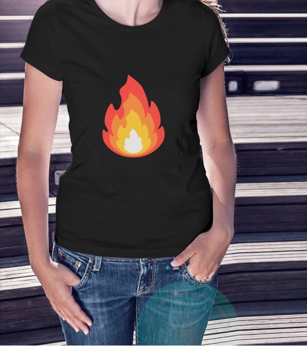 Sapnap Layered Fire Flame T-Shirt