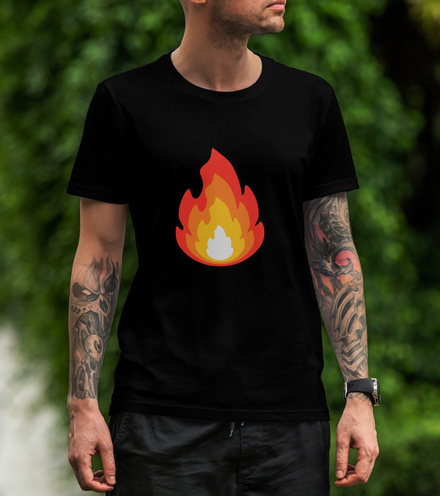 Sapnap Layered Fire Flame T-Shirt