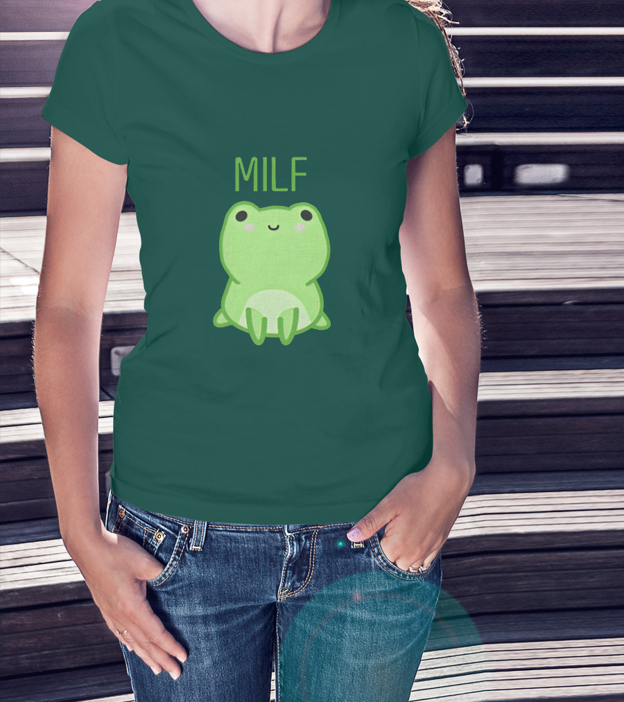 MILF ManILoveFwogs Merch Man I Love Fwogs Cute Frog T-Shirt