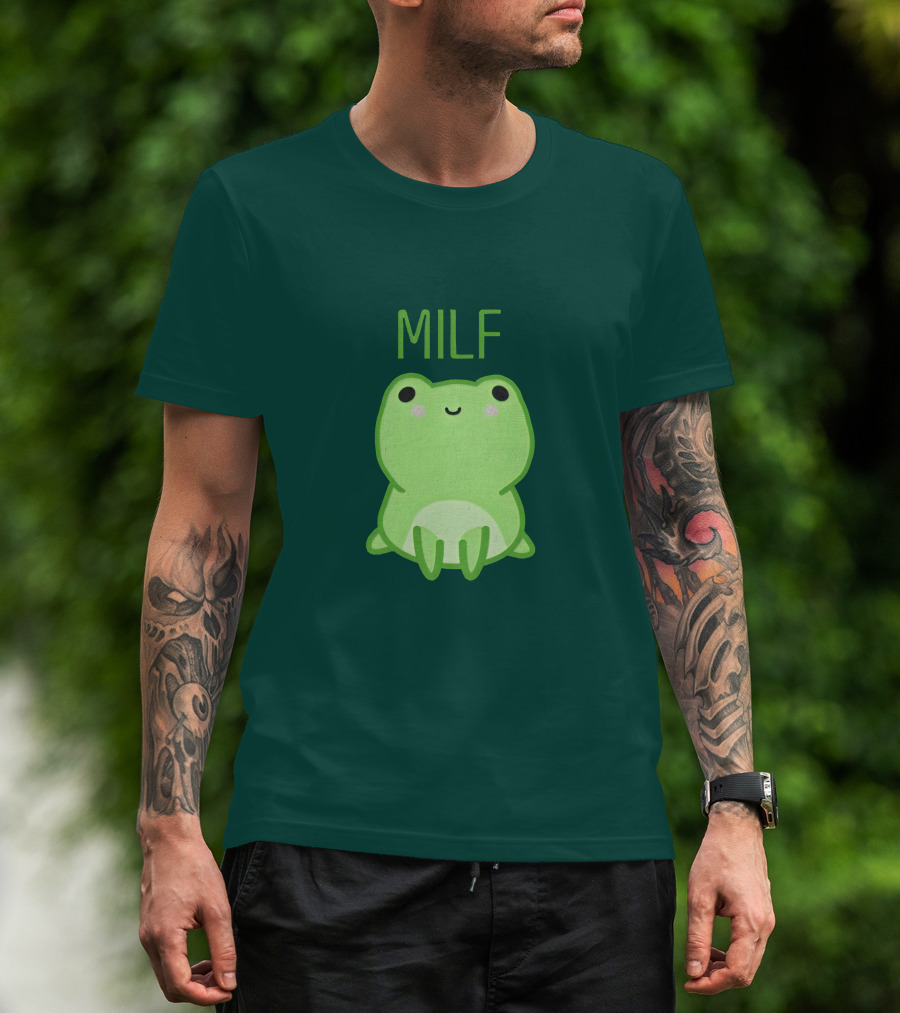 MILF ManILoveFwogs Merch Man I Love Fwogs Cute Frog T-Shirt