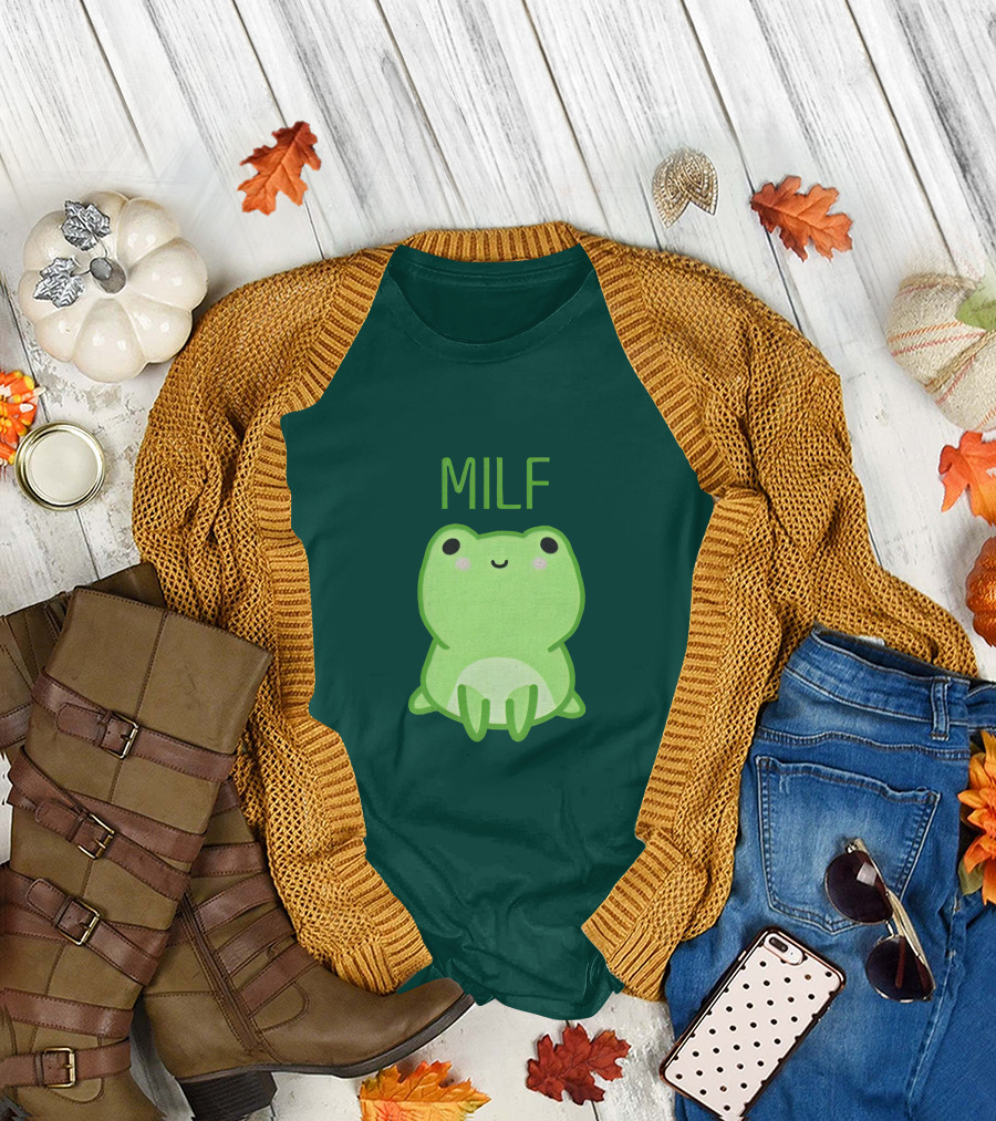 MILF ManILoveFwogs Merch Man I Love Fwogs Cute Frog T-Shirt