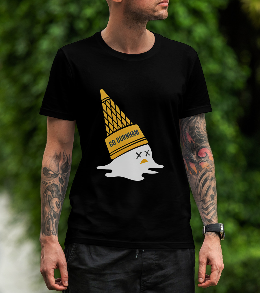 Bo Burnham Melting Ice Cream Cone Emoji Face T-Shirt