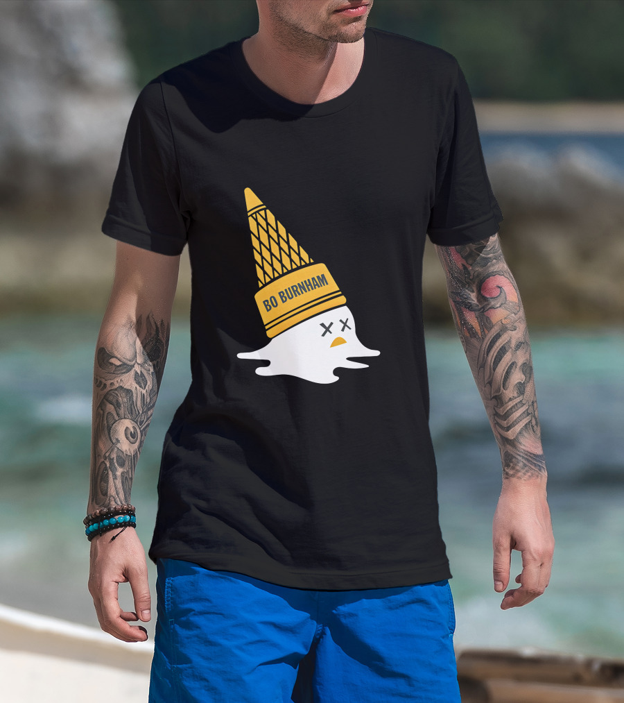 Bo Burnham Melting Ice Cream Cone Emoji Face T-Shirt