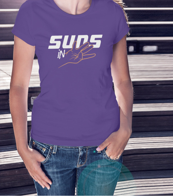 Suns In Three Hand Gesture Purple T-Shirt