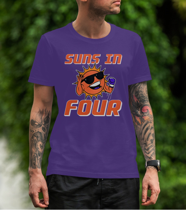 Suns In Four Dave Portnoy Merch Store T-Shirt