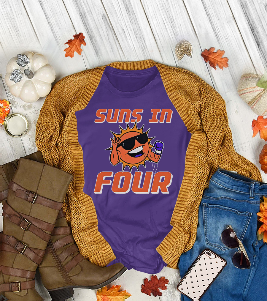 Suns in Four Dave Portnoy Merch Store T-Shirt