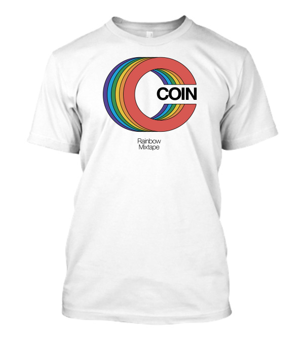 Coin Multi-Colored C Rainbow Mixtape T-Shirt