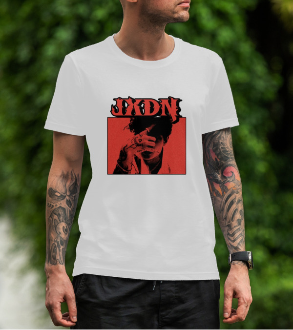 JXDN Photo Red Image With Hand Gesture T-Shirt