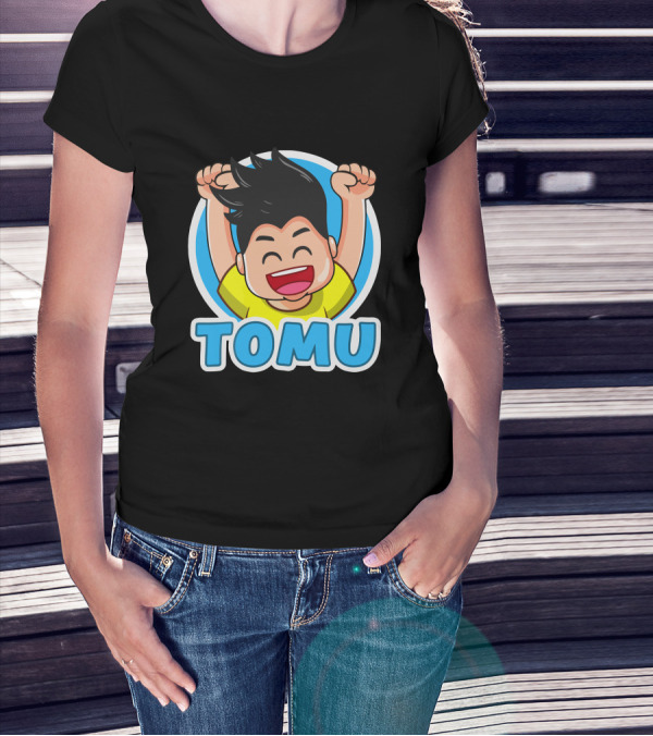 Tomu And Yumi Merch Tomu Excited Character Animation T-Shirt