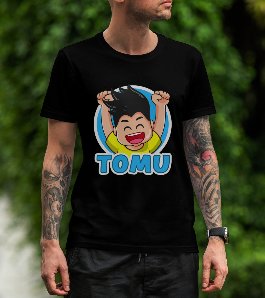 Shop Pandai.se Tomu Character Excitement Merch.se Store T-Shirt