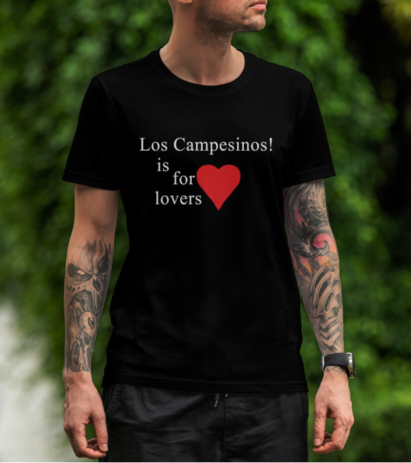 Los Campesinos Is For Lovers Red Heart T-Shirt