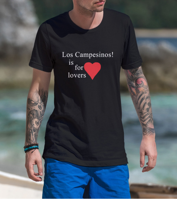 Los Campesinos Is For Lovers Red Heart T-Shirt