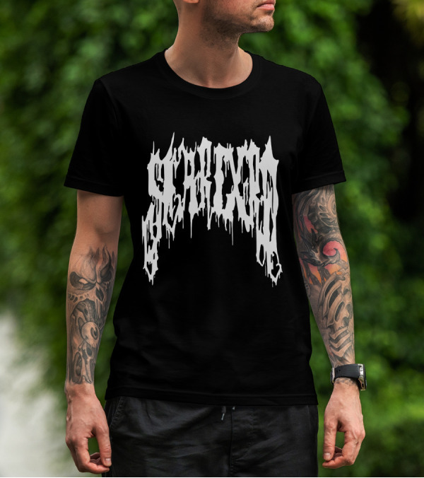 Scarlxrd Merch Metal Iconic Dripping Font T-Shirt