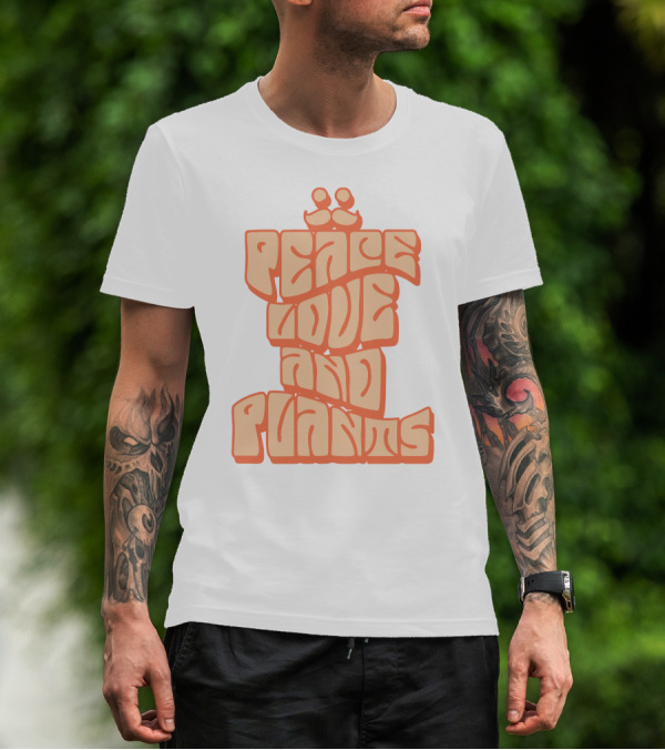 Peace Love And Plants Shop The Mumbo Jumbo Merch Store T-Shirt
