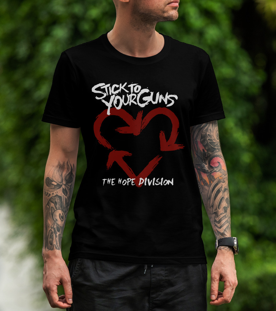Stick To Your Guns The Hope Division Heart Arrow T-Shirt