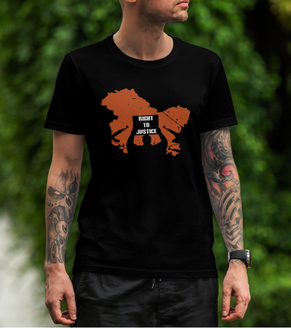 Genocide The Kashmir Files Right To Justice Map Protest Akshay Dhanak T-Shirt