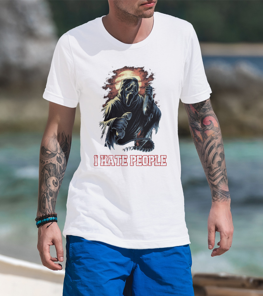 Ghostface I Hate People T-Shirt