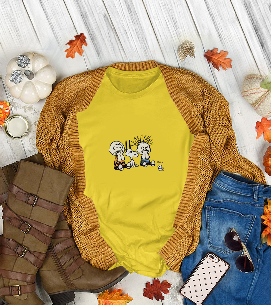 Snoopy Boo Peanuts Charlie Brown Woodstock Collection T-Shirt