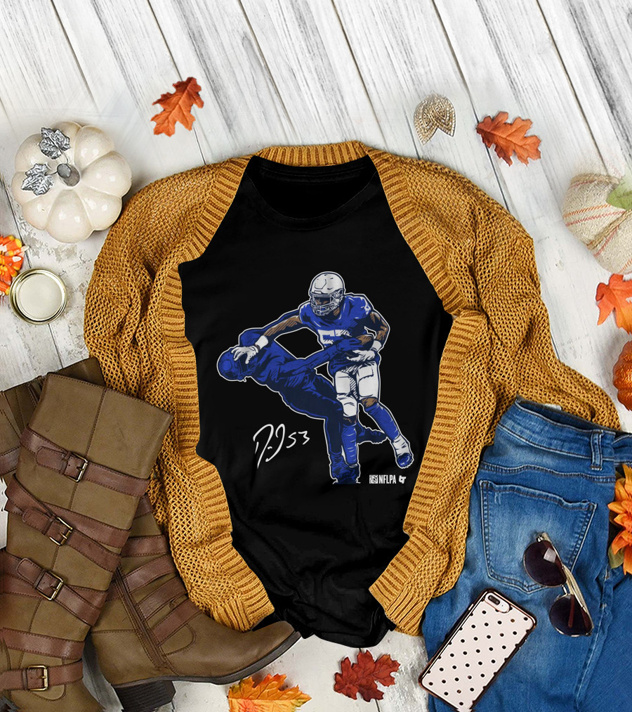 Darius Leonard NFLPA Stiff Arm 53 Sports T-Shirt